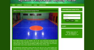 Aplikasi Pemesanan Lapangan Futsal Berbasis Android