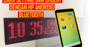 Aplikasi Setting Jam Digital Masjid dengan Android